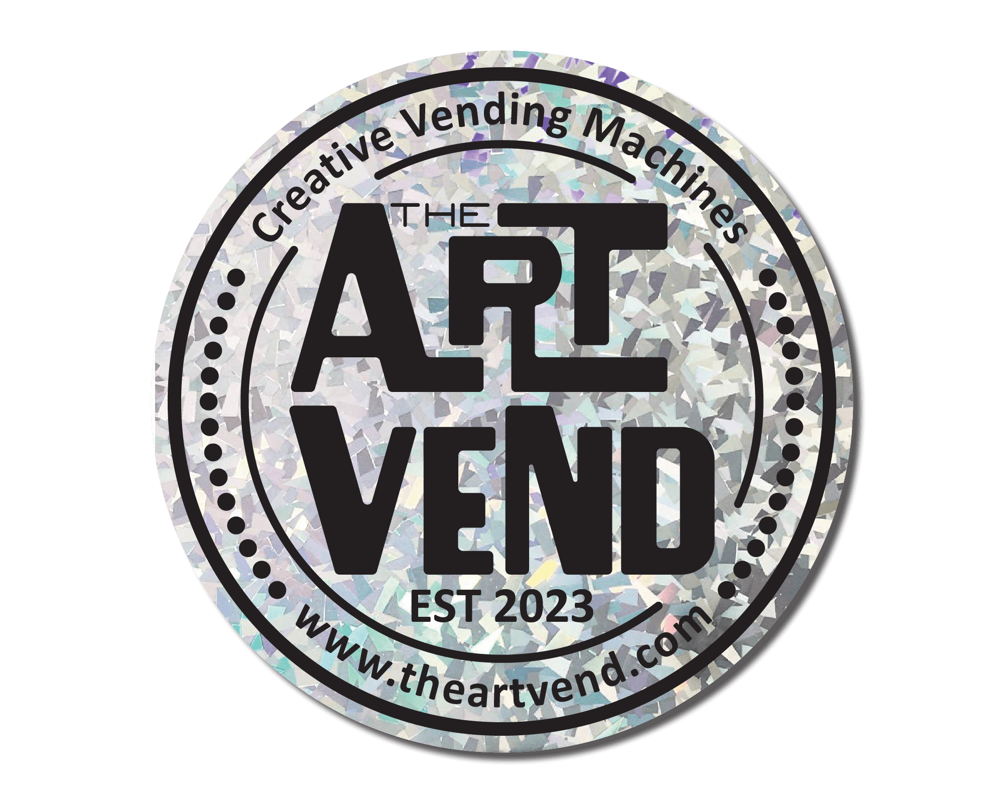 Holographic ArtVend Sticker